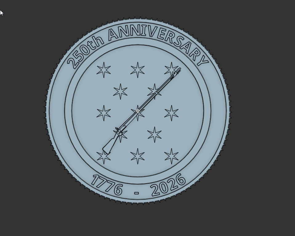 250th Anniversary Coin