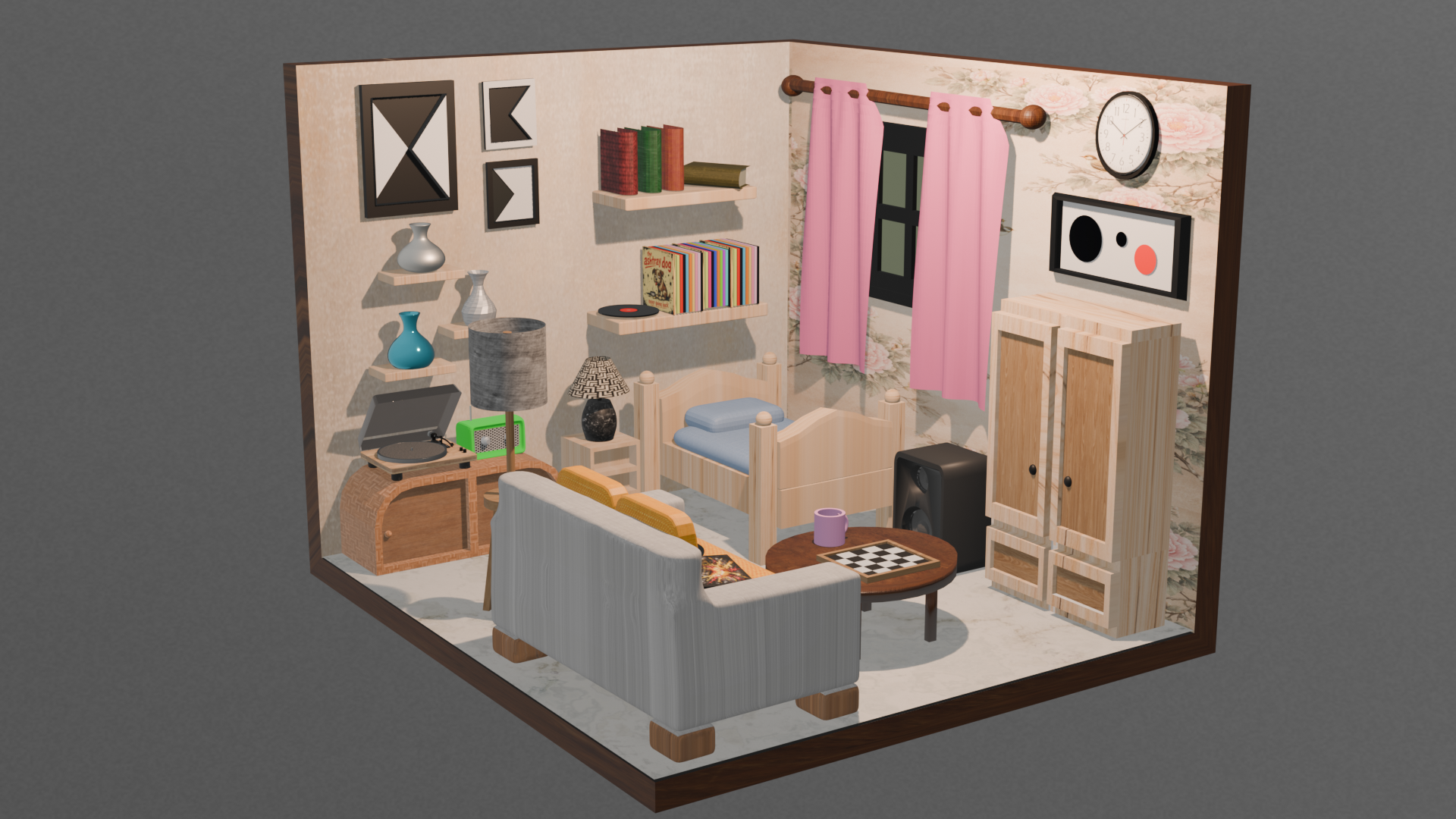 Room with Modern aesthetic