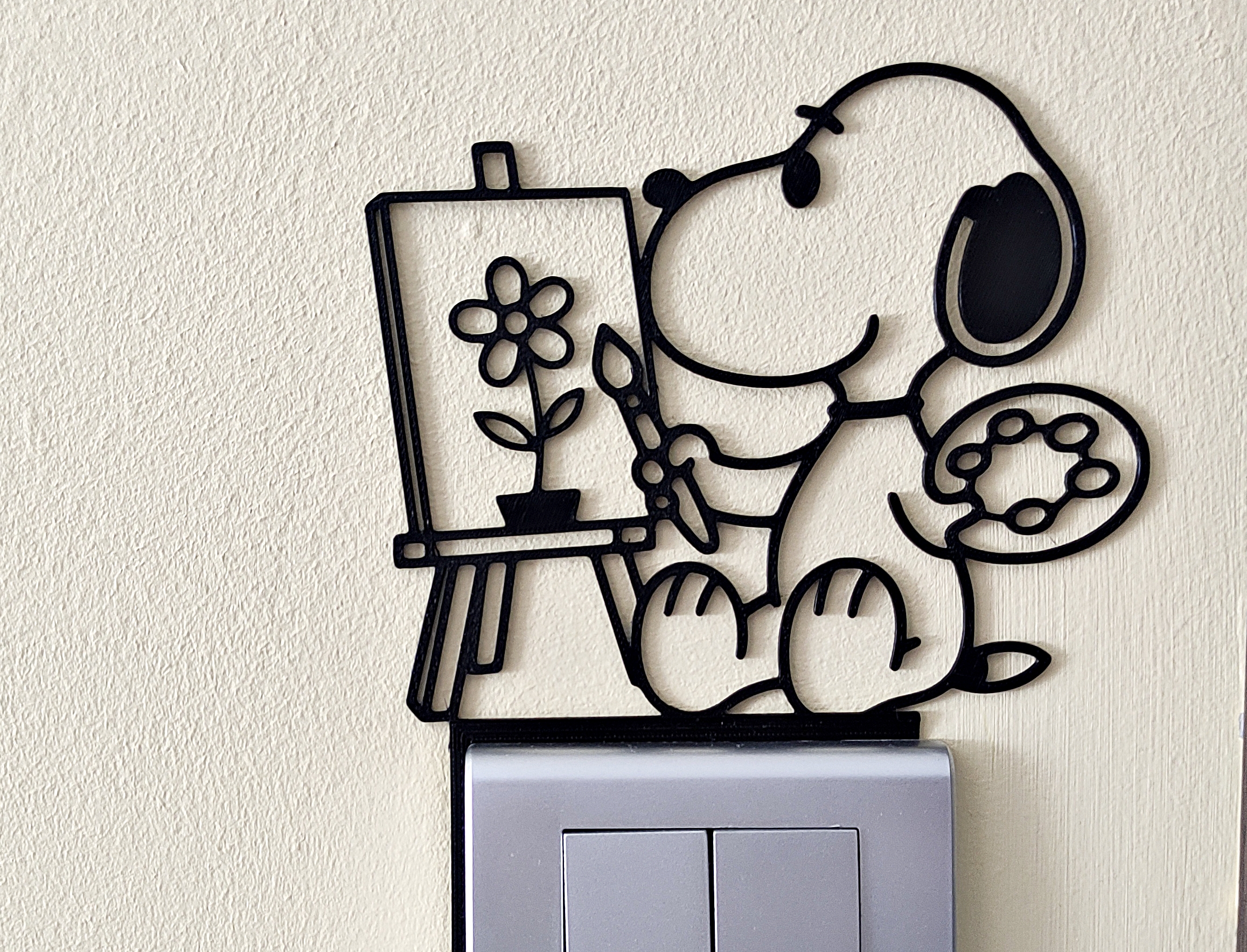 Snoopy Light Switch / Outlet Decoration - Model 55