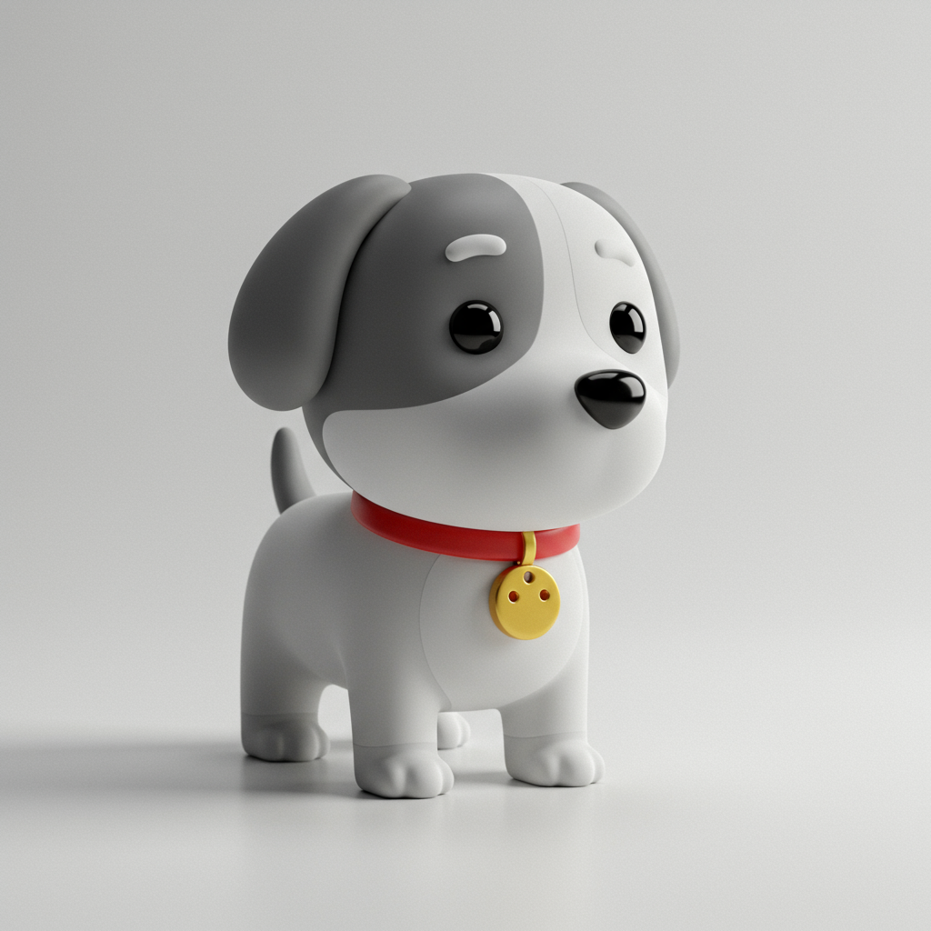 Littel Dog. Cute Animal Toys for Kids [YAMSASO DESIGN]