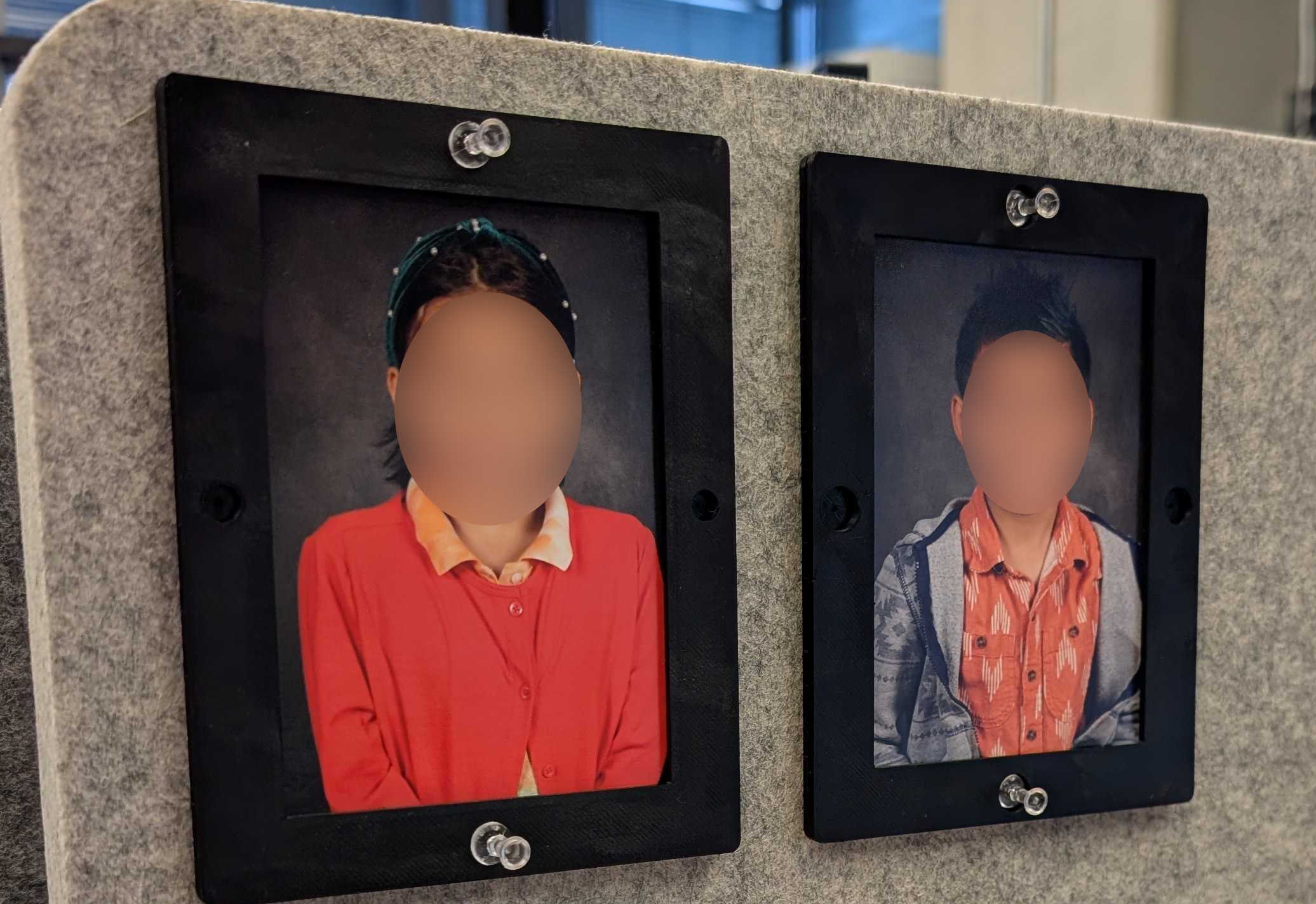 Push Pin Photo Frames