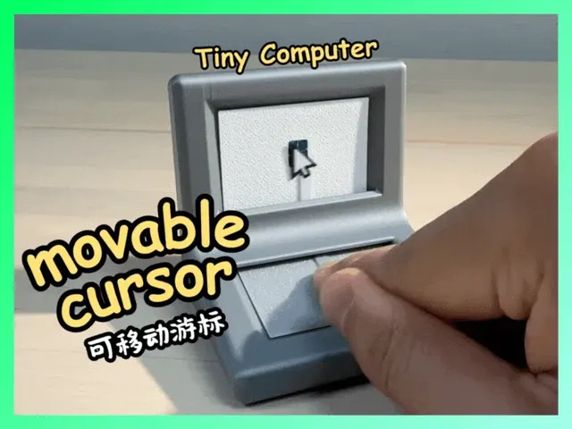 Movable-Cursor Tiny Computer – Fidget Toy