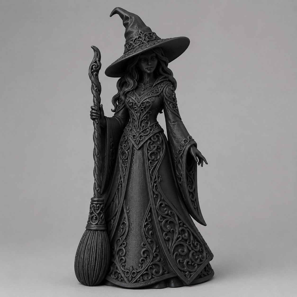 Hexe in filigranem Gewand - Witch in delicate robe
