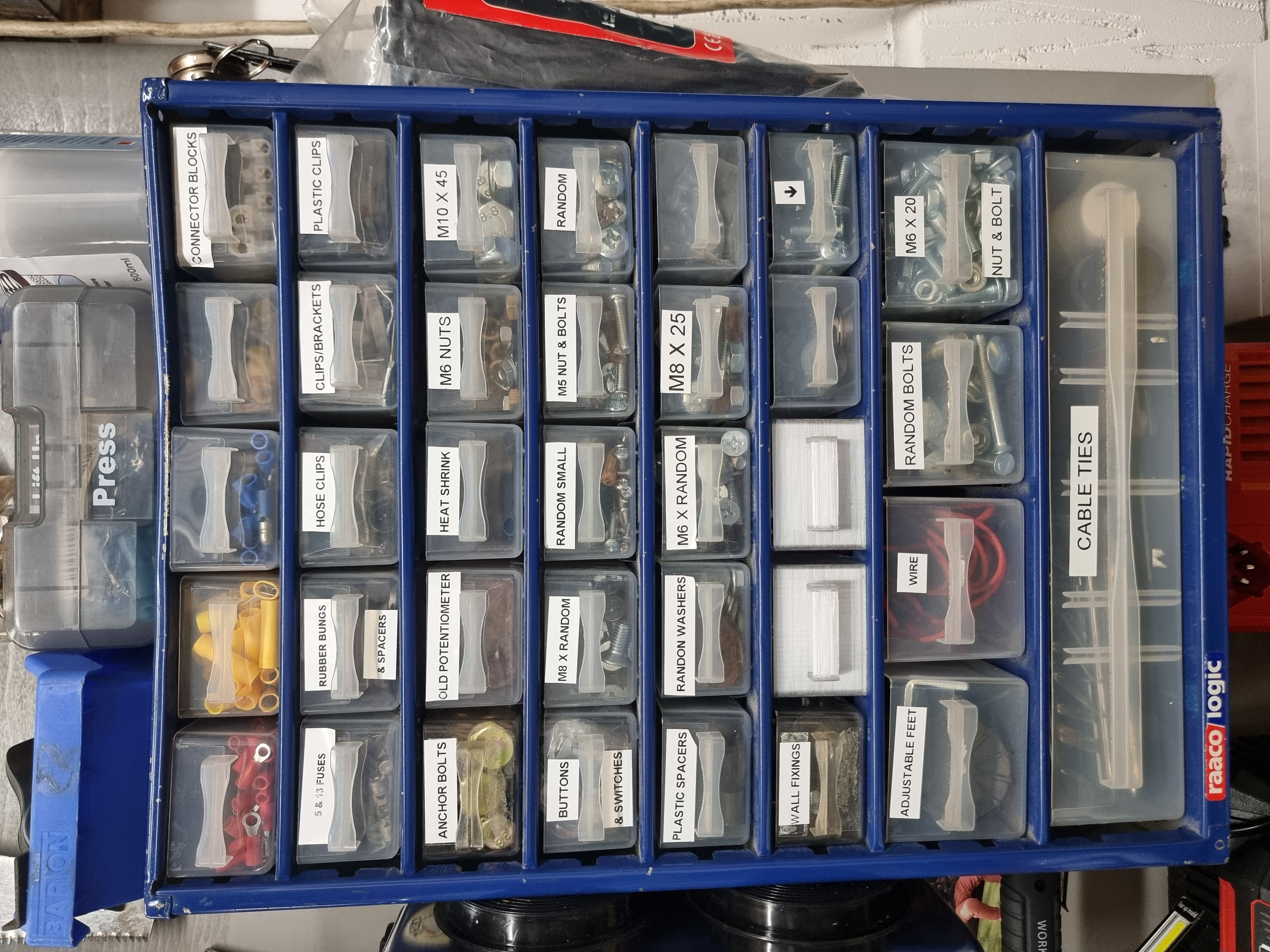 Storage Cabinet Drawer Replacement (Raaco Style)
