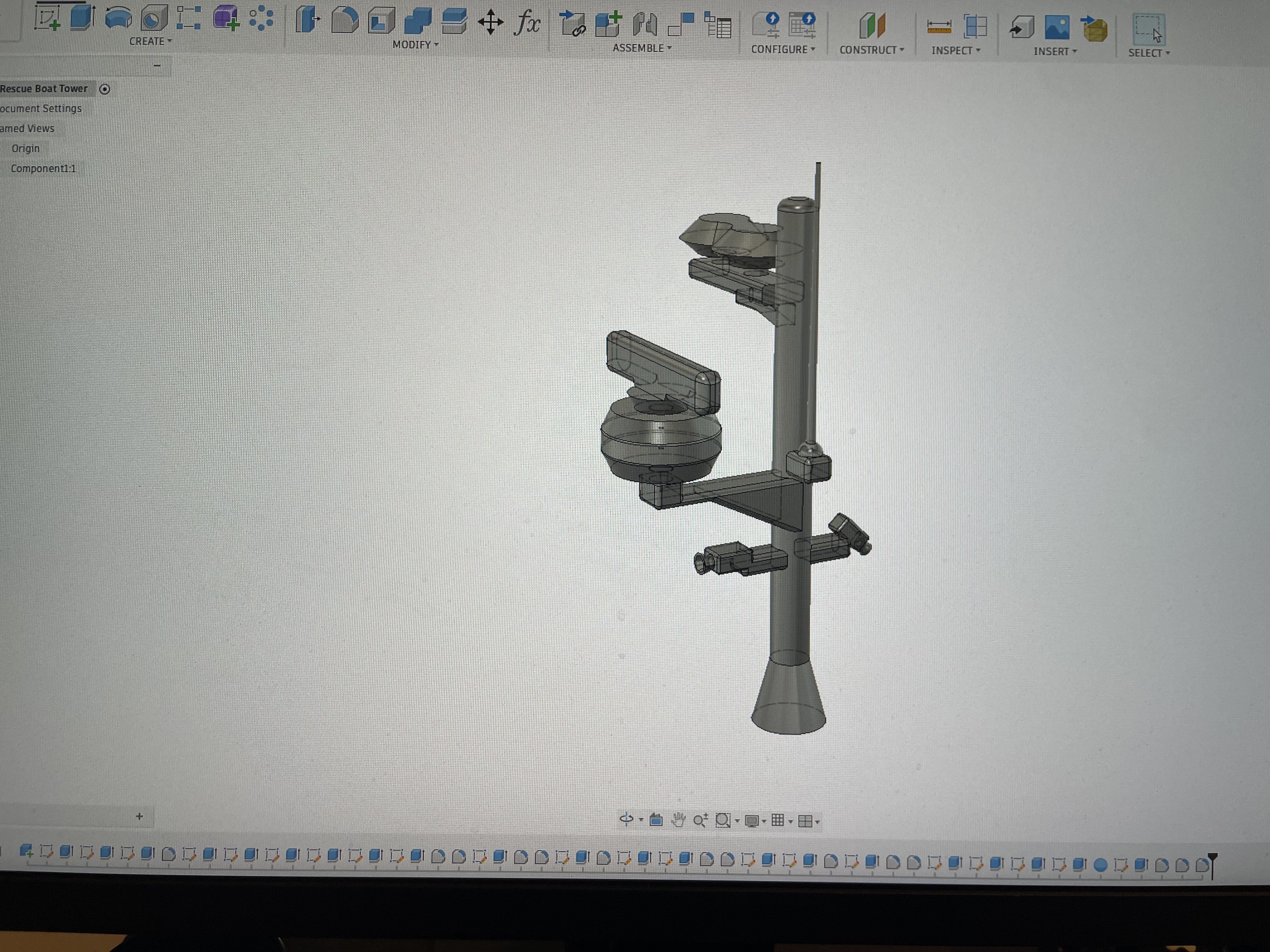 RC Boat Camera Enclosure and Radar Tower