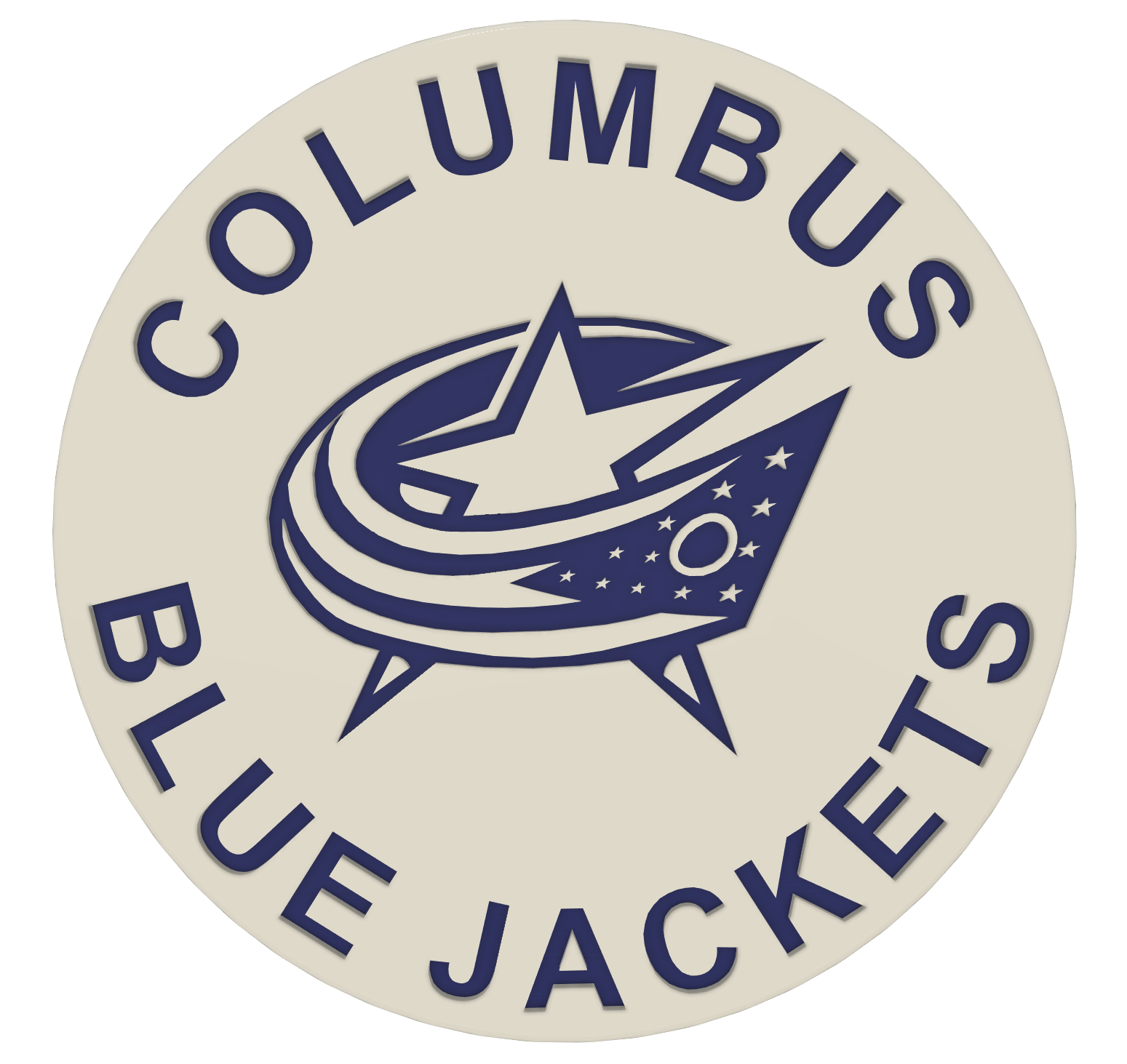Golf - Golf Ball Marker - NHL - Metropolitan - Columbus Blue Jackets