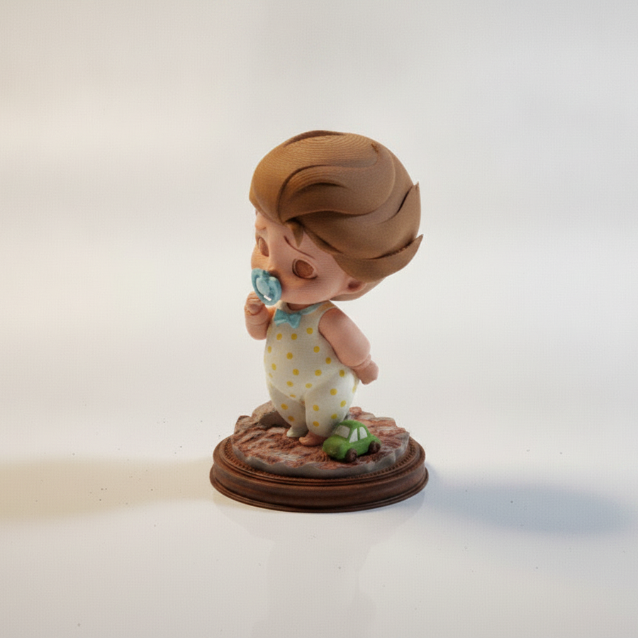 Baby Version Of Elsa From Frozen Figurine 3D Printable