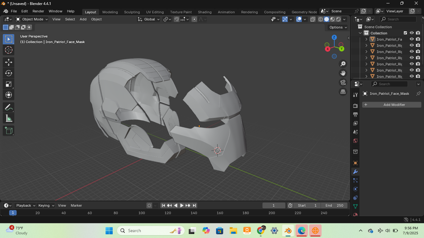 Iron Patriot Helmet