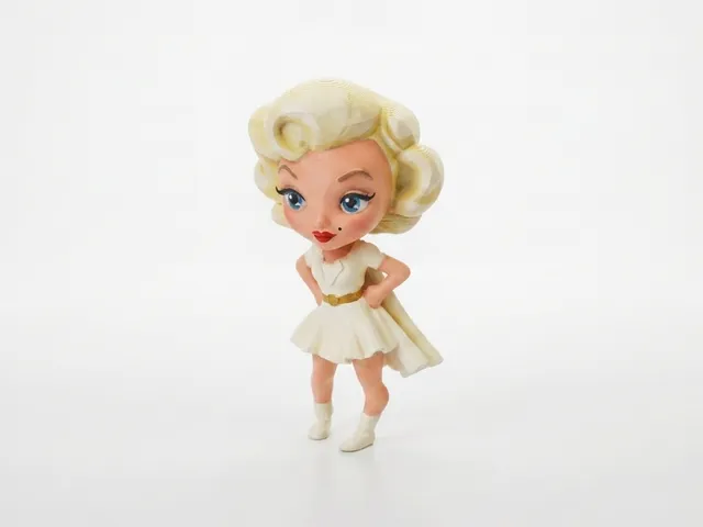 Chibi Marilyn Monroe Figurine Cute 3D Printable