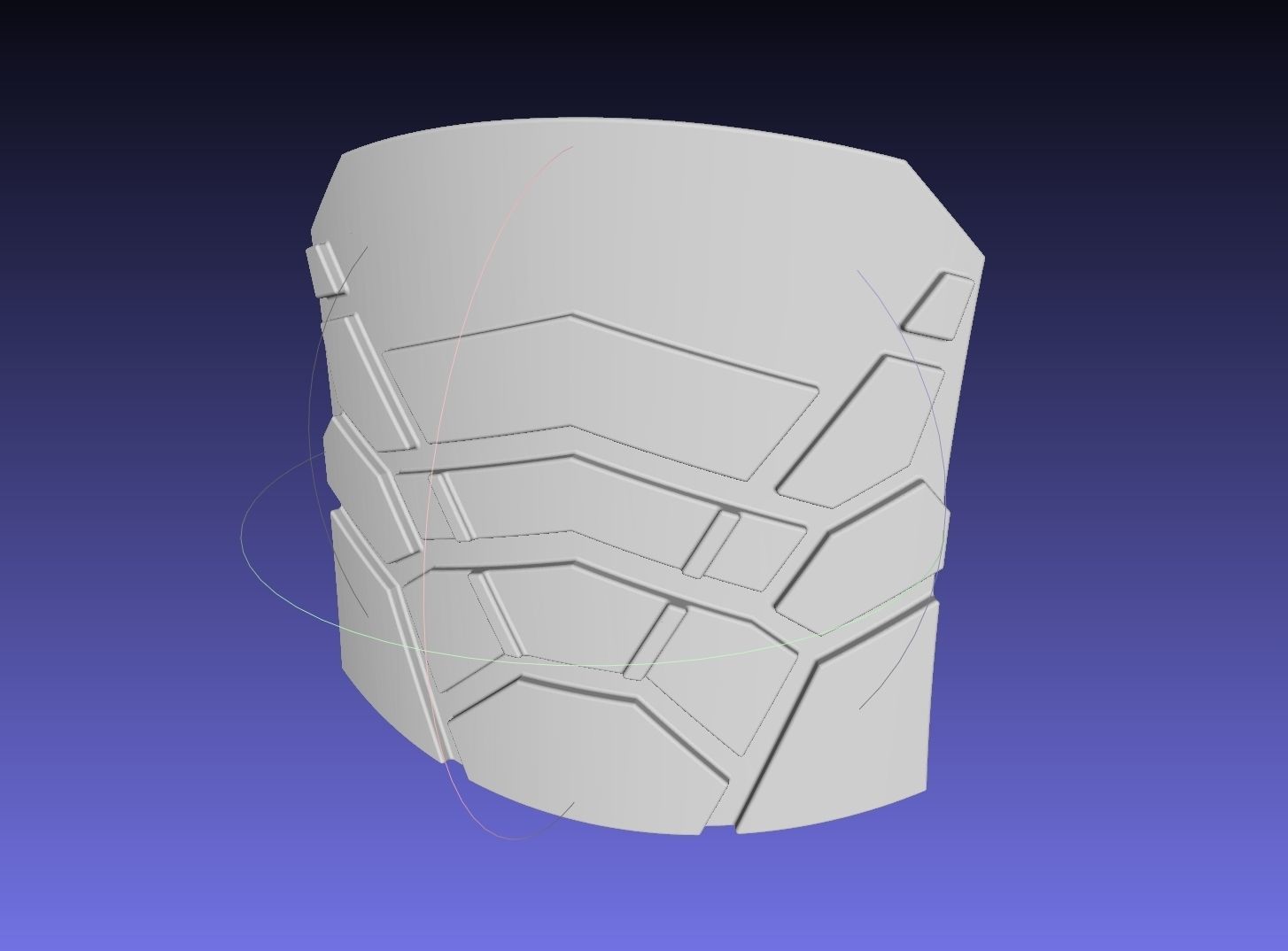 Batman Stomach Armor Printable Model