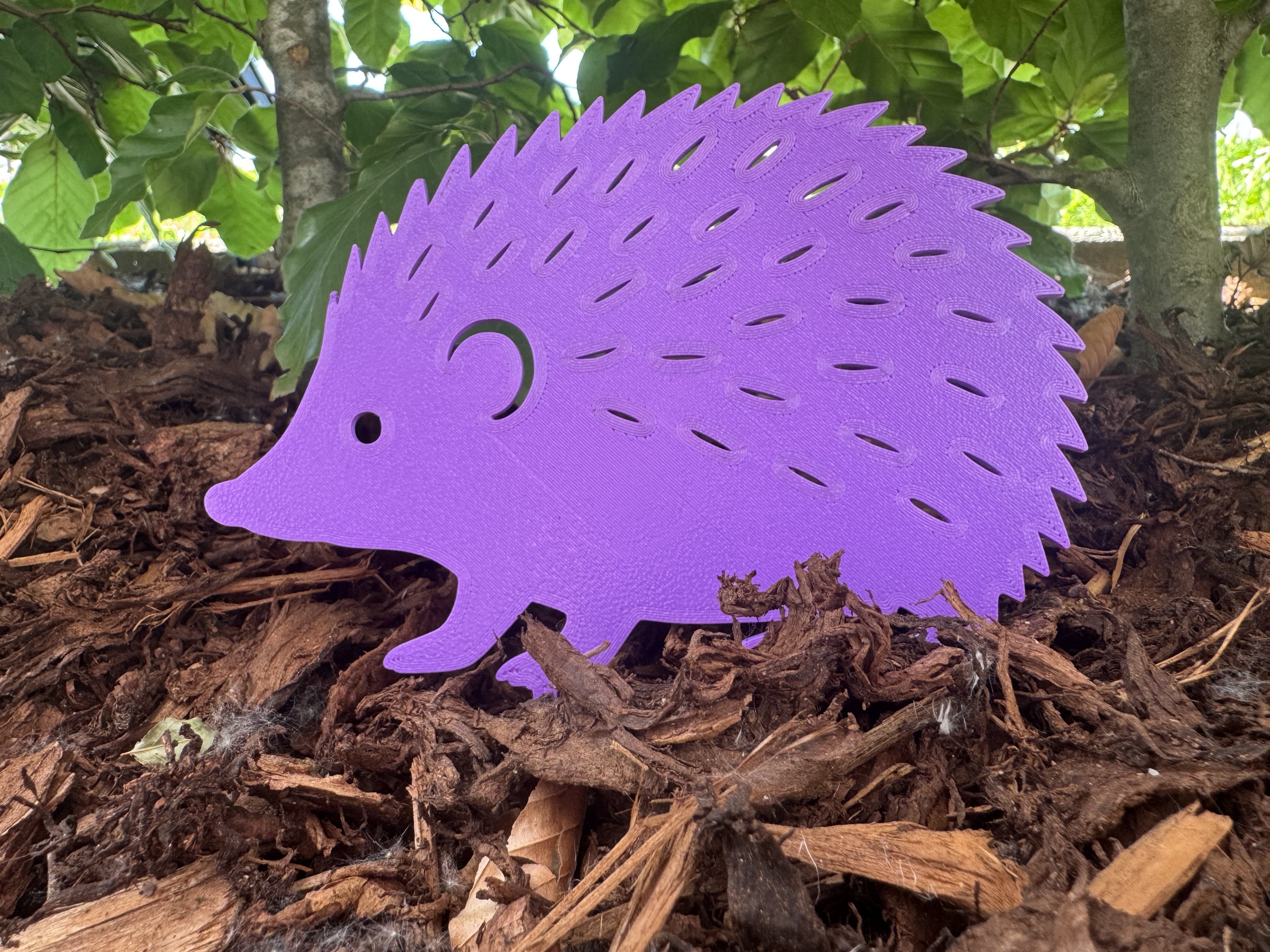 Hedgehog Garden Stake