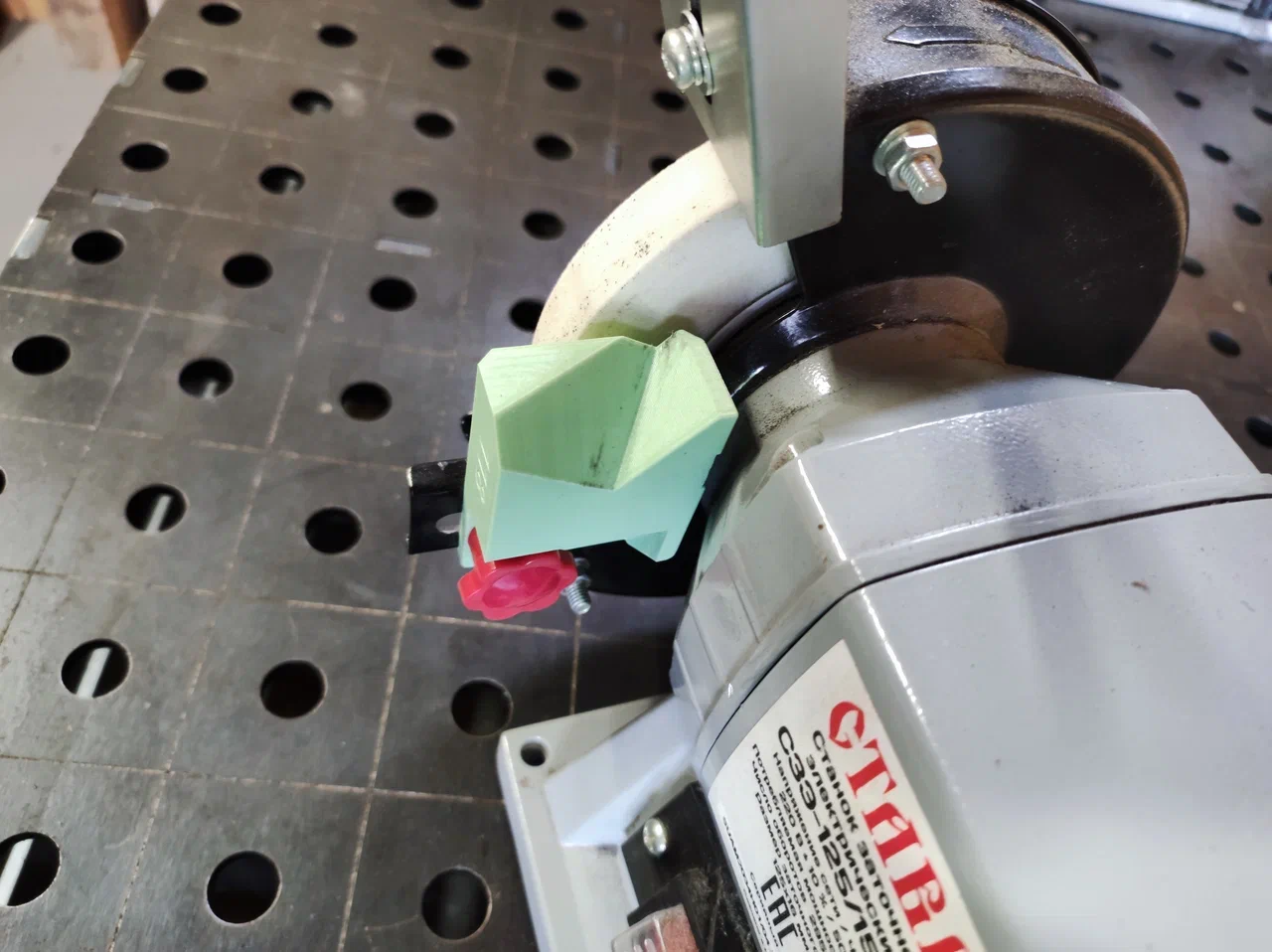 Кондуктор, Насадка для заточки свёрл 135°/Drill Sharpening 135°. Короткий вариант для дисков 125мм/ Short version for 125mm discs