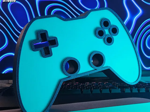 LumiCraft Gamepad - LED Light-Up Gaming Sign