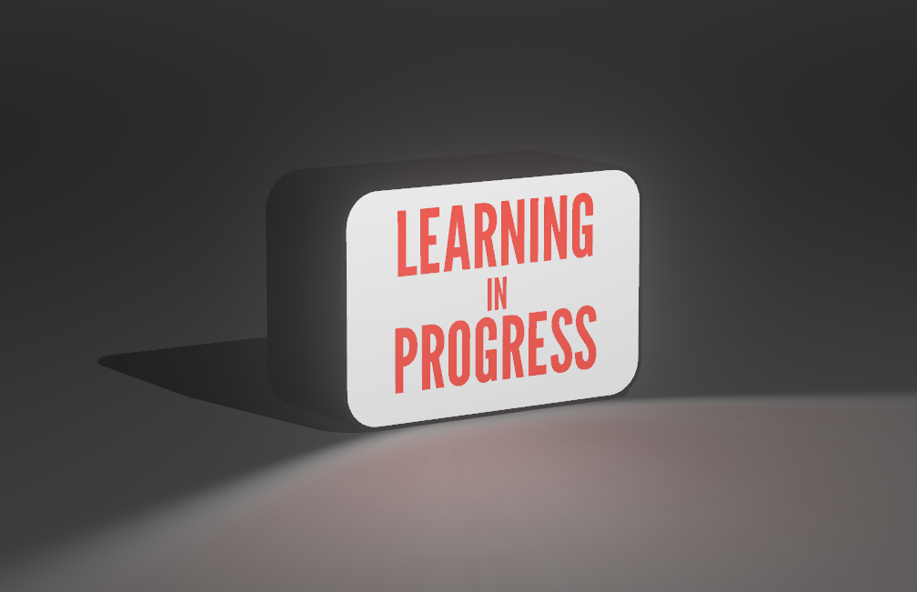 Learning In Progress LightBox