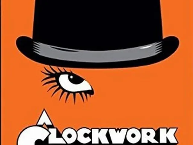 Clockwork orange movie and book poster