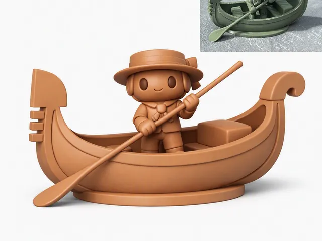 Chibi Venetian Gondola