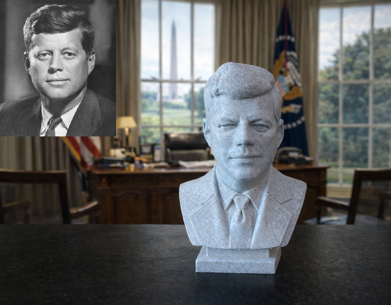 John Fitzgerald Kennedy — Bust