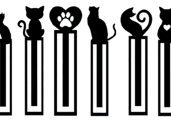 Cats bookmark