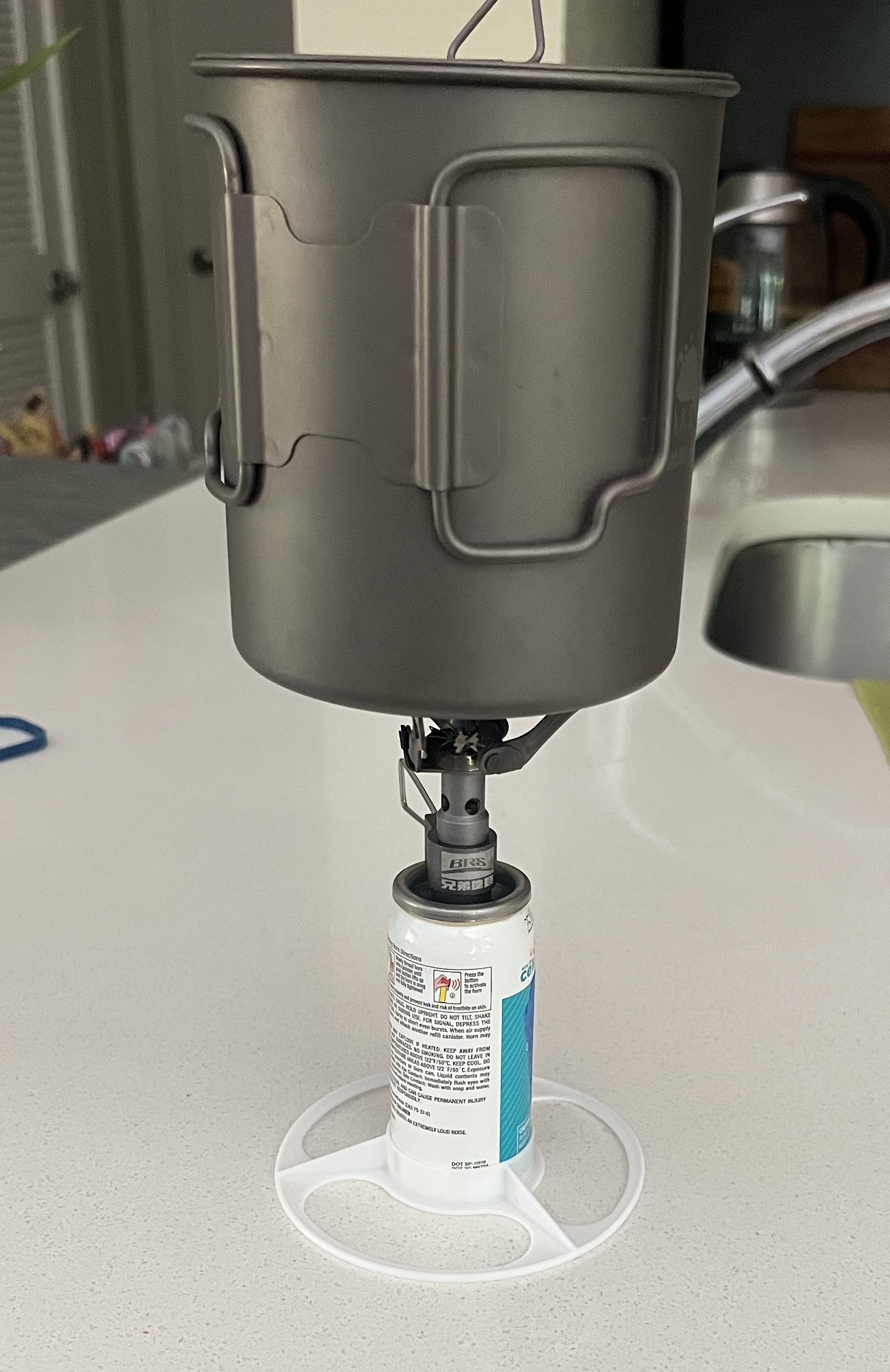 Air Horn Stand for Backpacker stove - Fusion 360 Parametric