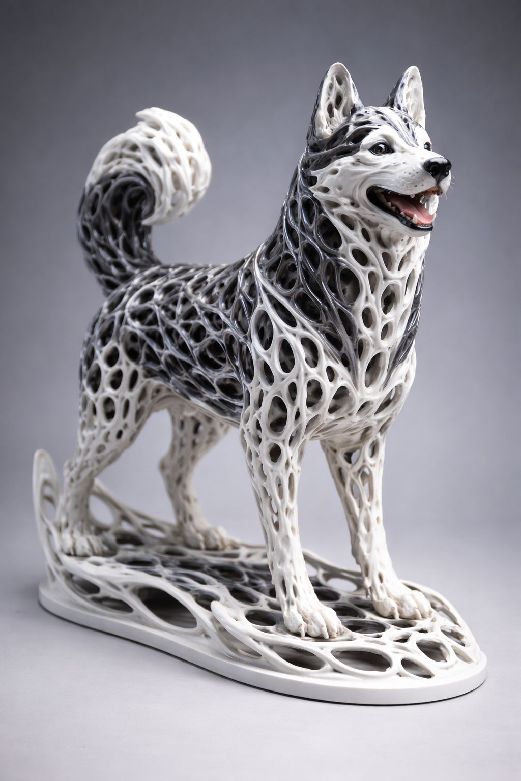Husky Sculpture 3D model