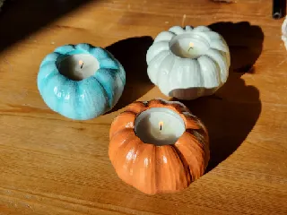 Pumpkin Tealight Fall Decoration