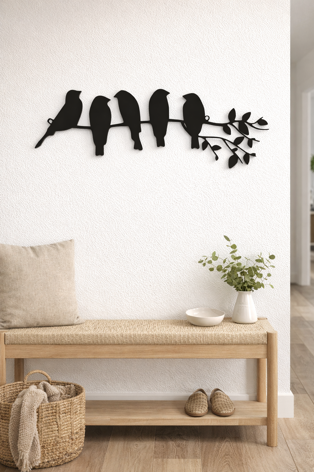 Birds on Branch Wall Art