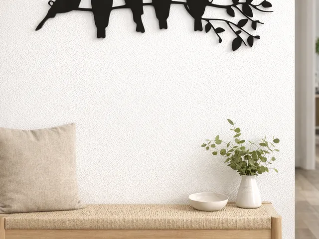 Birds on Branch Wall Art