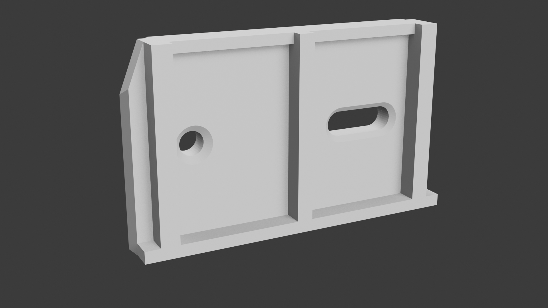 Double Glass Holder Mounting Plate