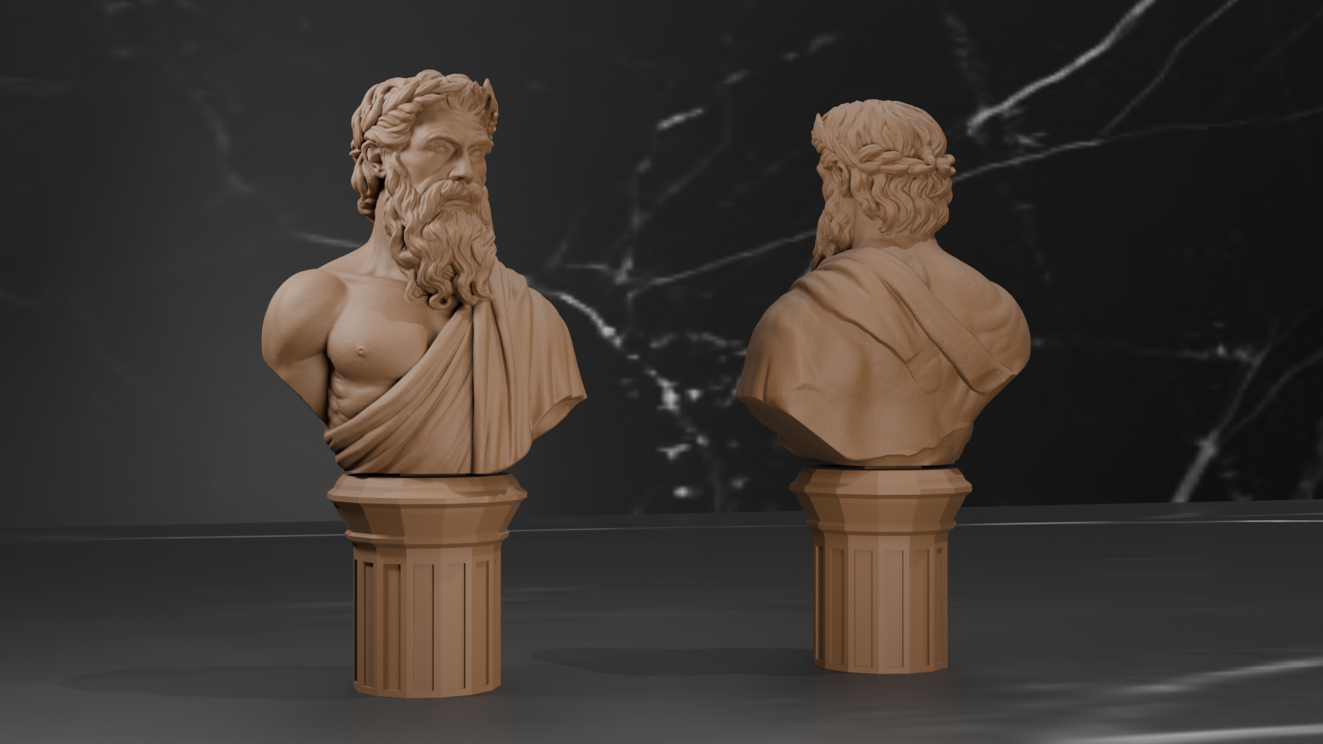 Zeus Bust - Greek God Statue