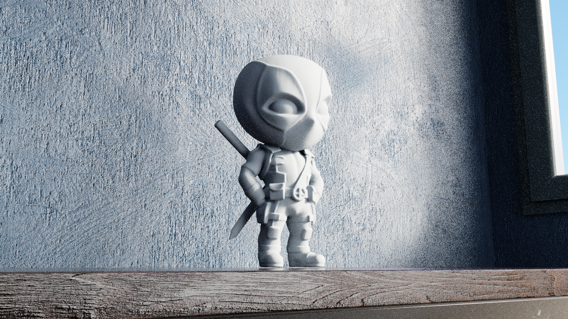 Miniatura 8 do modelo 3D Chibi Deadpool