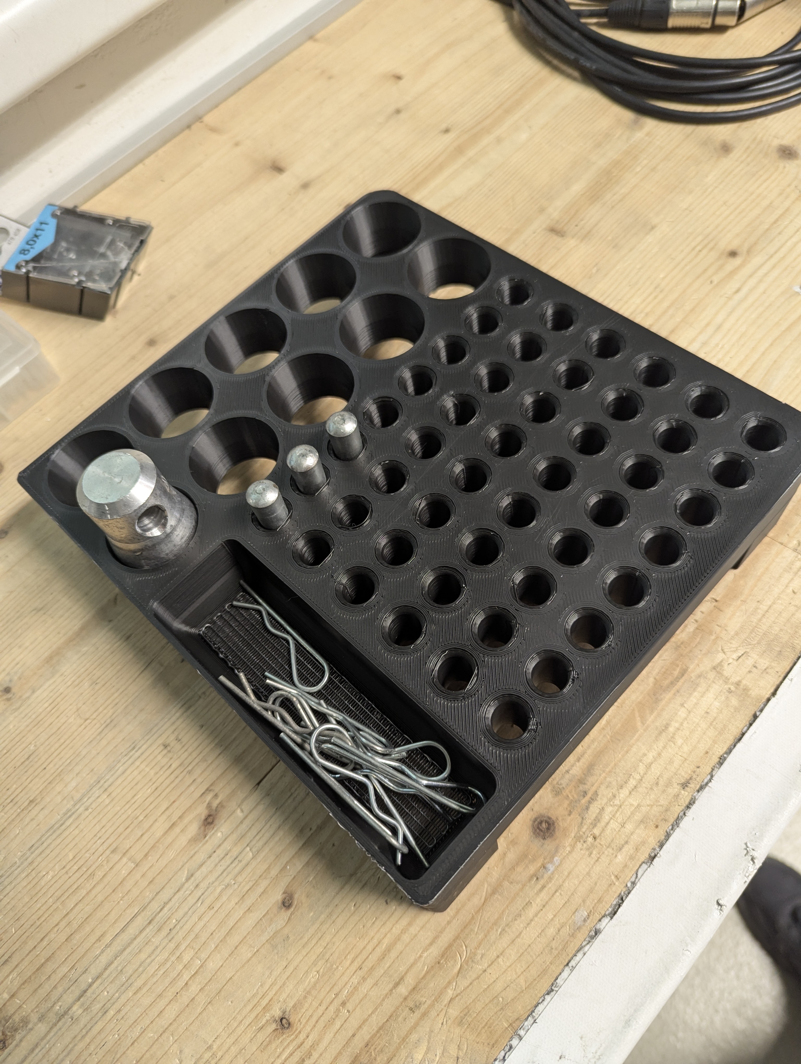 truss accessories inlay (cones, pins, safety) , for Flyht Safe Box 3