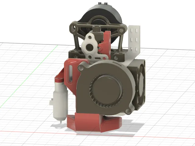 Tronxy Crux 1 Impact Toolhead + Sherpa Mini & Bambu Hotend