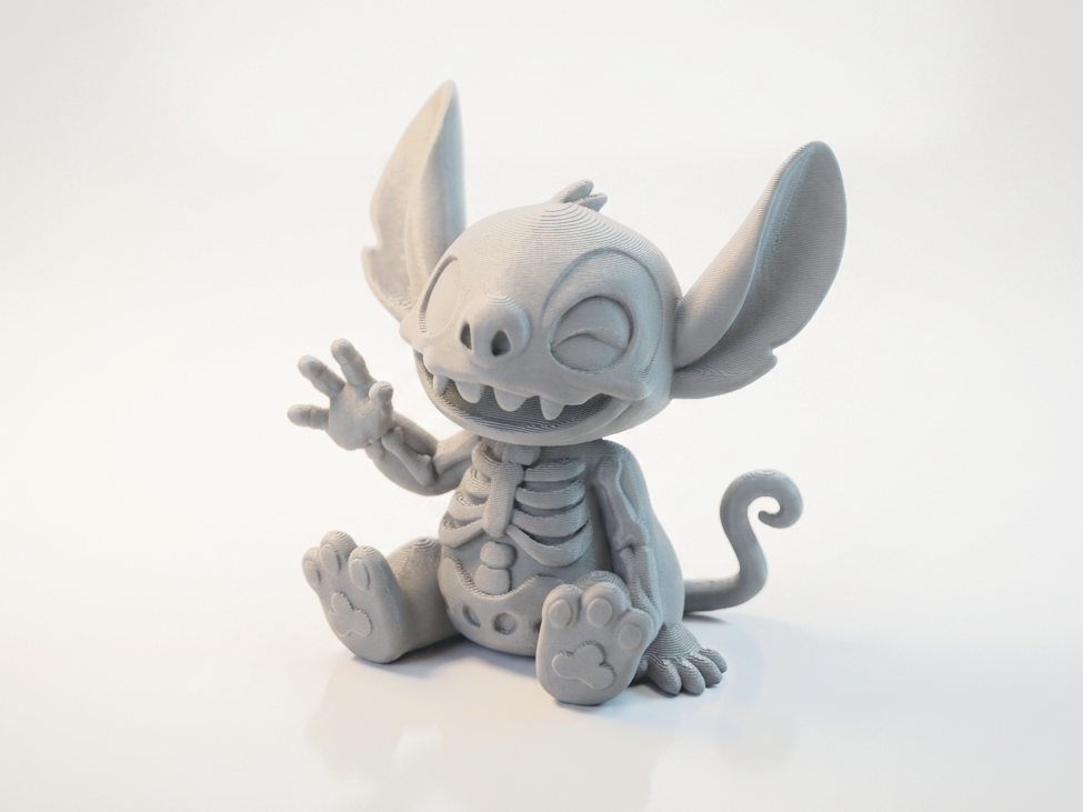 Stitch Skeleton Figurine Cartoon 3D Printable