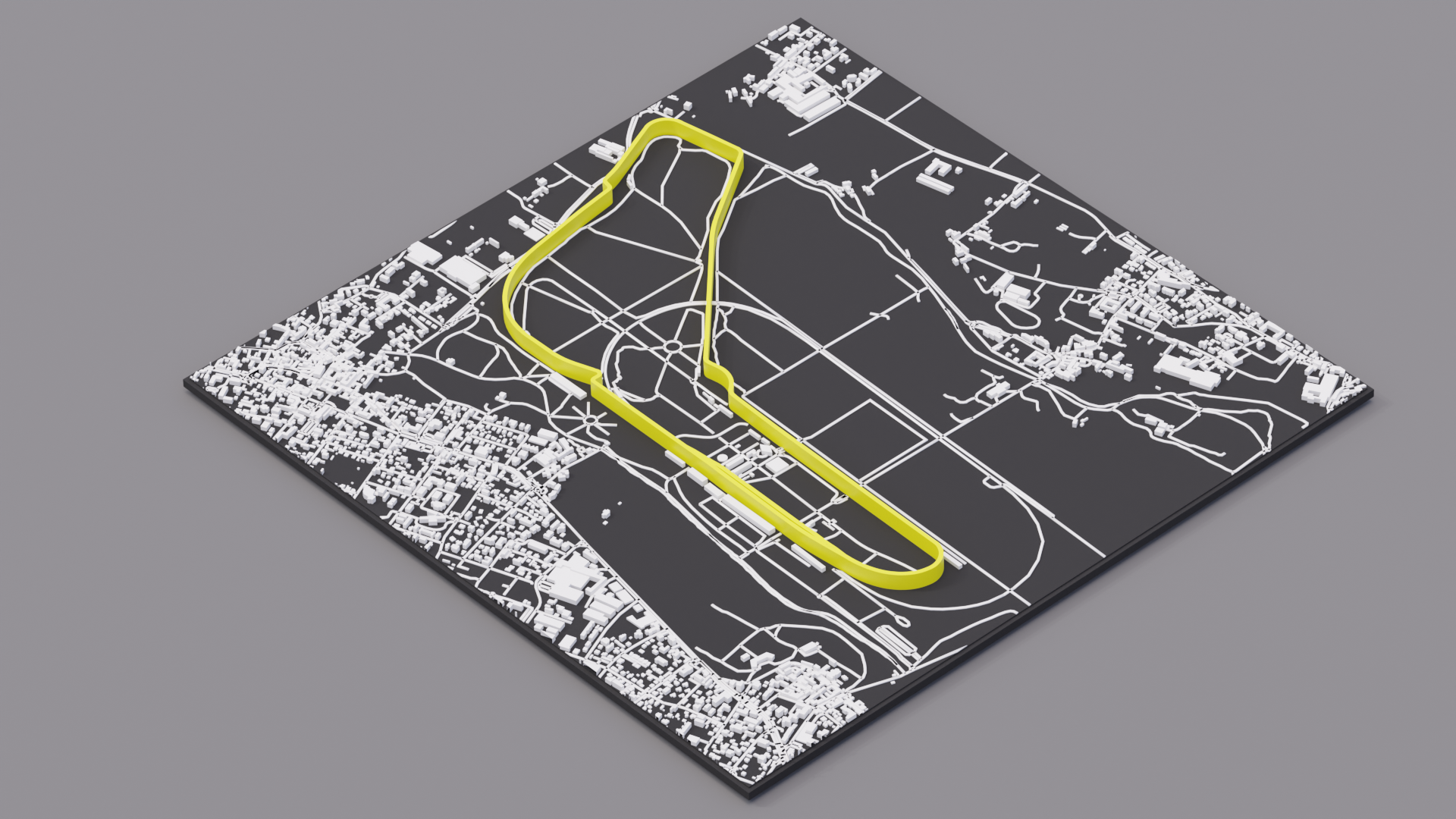 3D Map – Monza F1 Circuit