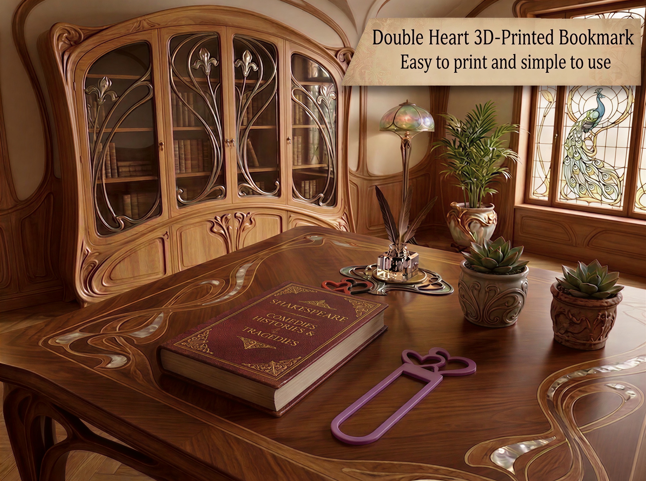 Bookmark Hearts