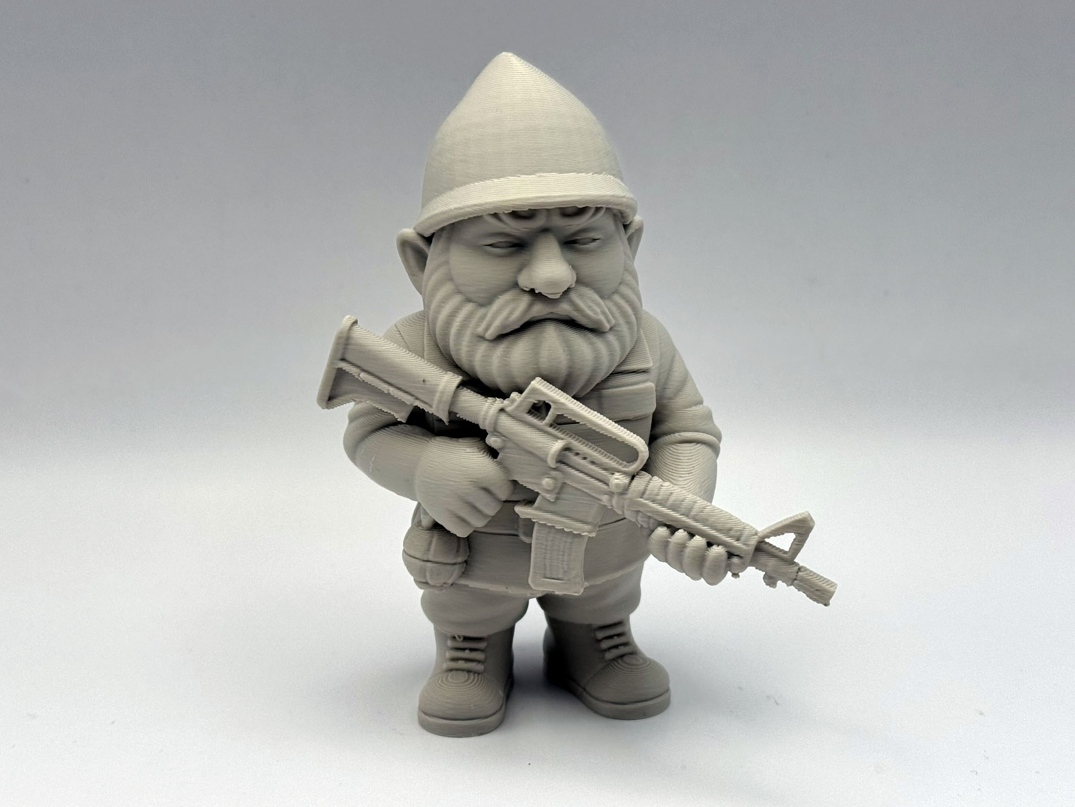 Military Garden Gnome
