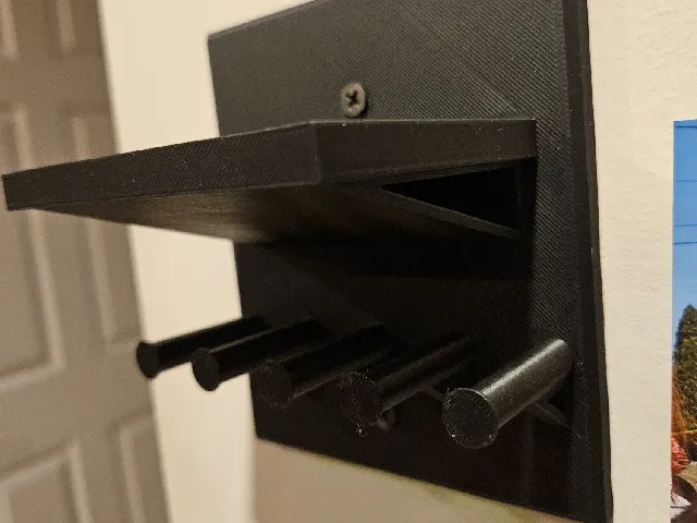 mini shelf and key ring