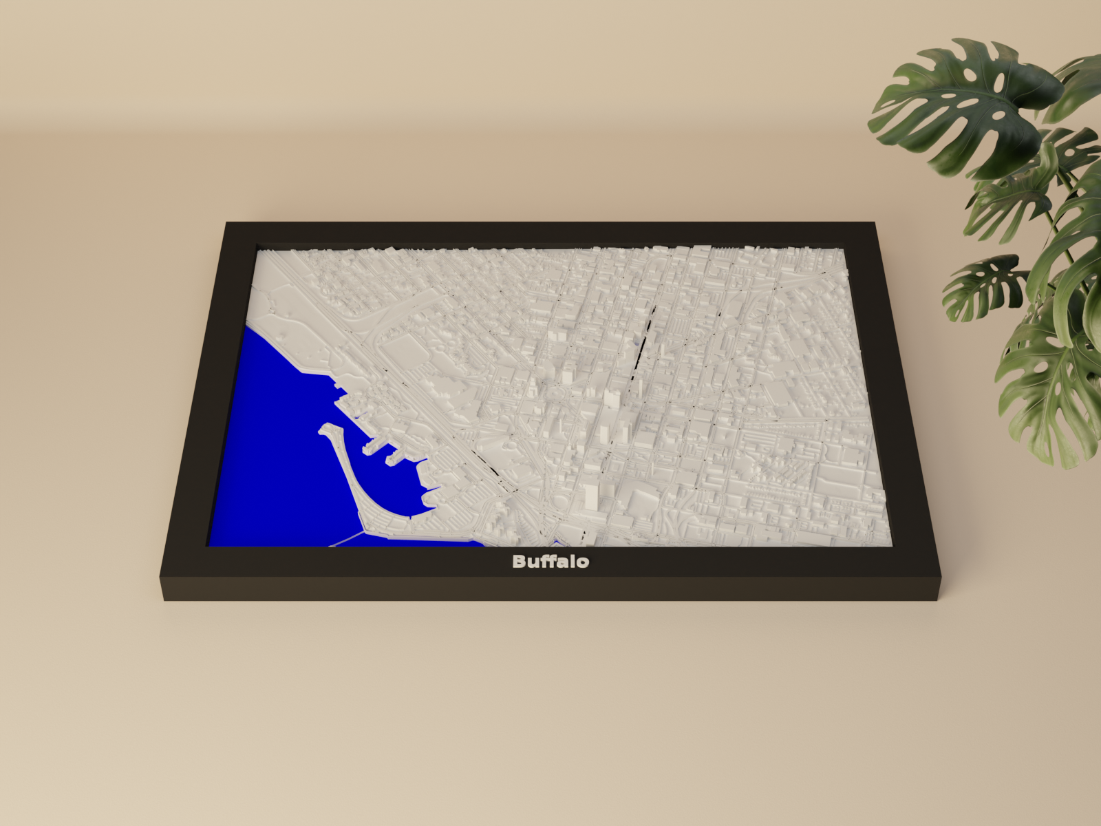 Buffalo - 3D Miniature
