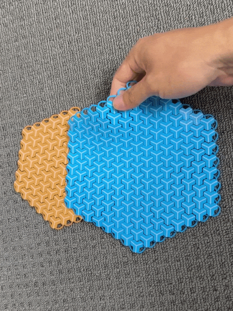 Truchet Pattern Chainmail Fabric — miniatura 2