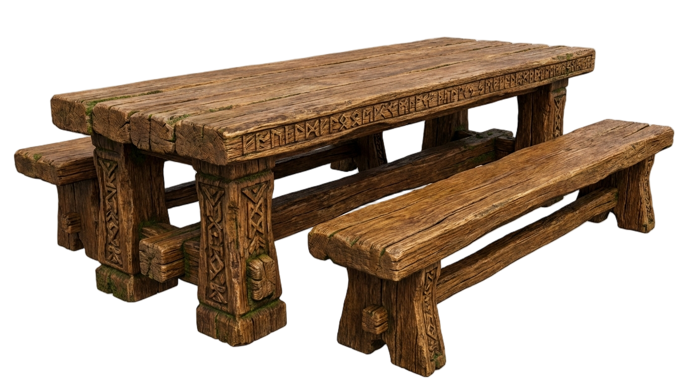 Tavern Tabel and bench