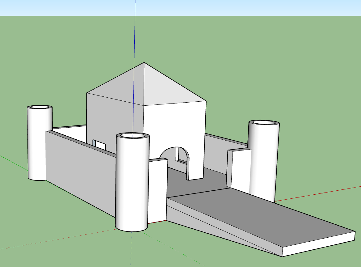 squared castle