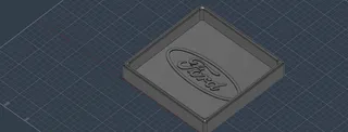 200MMX200MM FORD LOGO TRAY