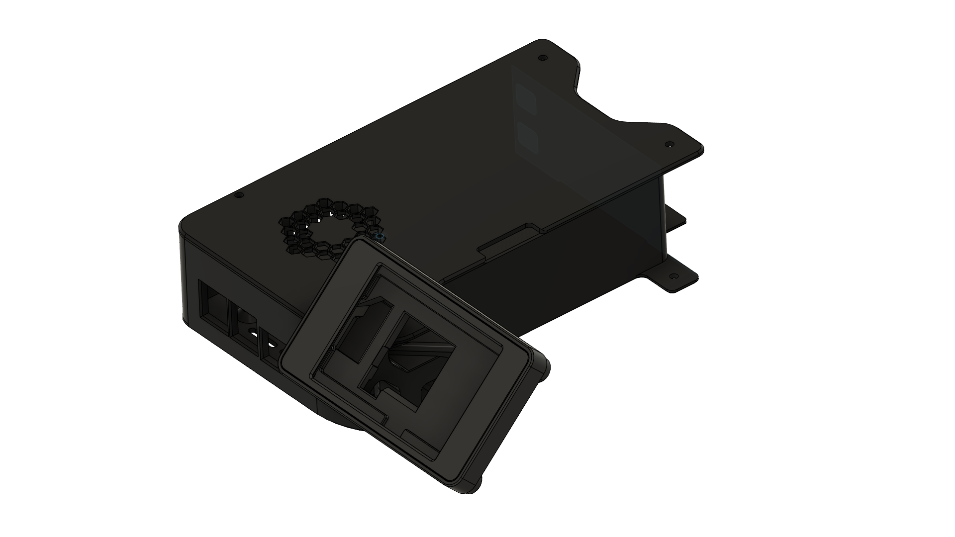 Ender 3 - BTT Pi 1.2 Enclosure Case & TFT35 SPI Screen Display Mount