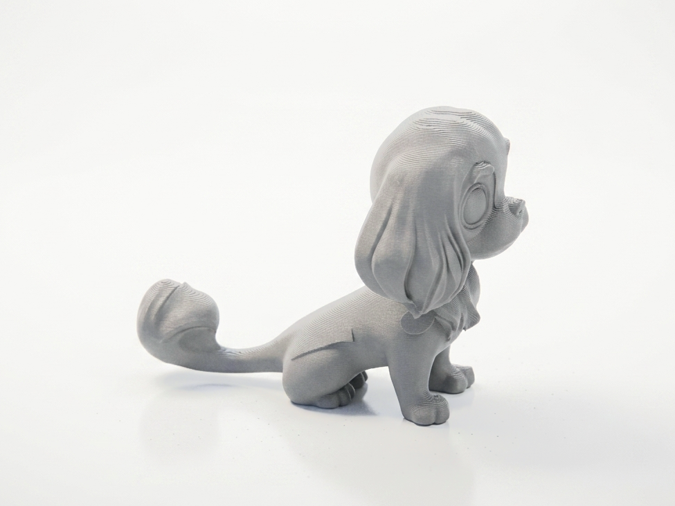Cute Sitting Dog Figurine Chibi Pet 3D Printable