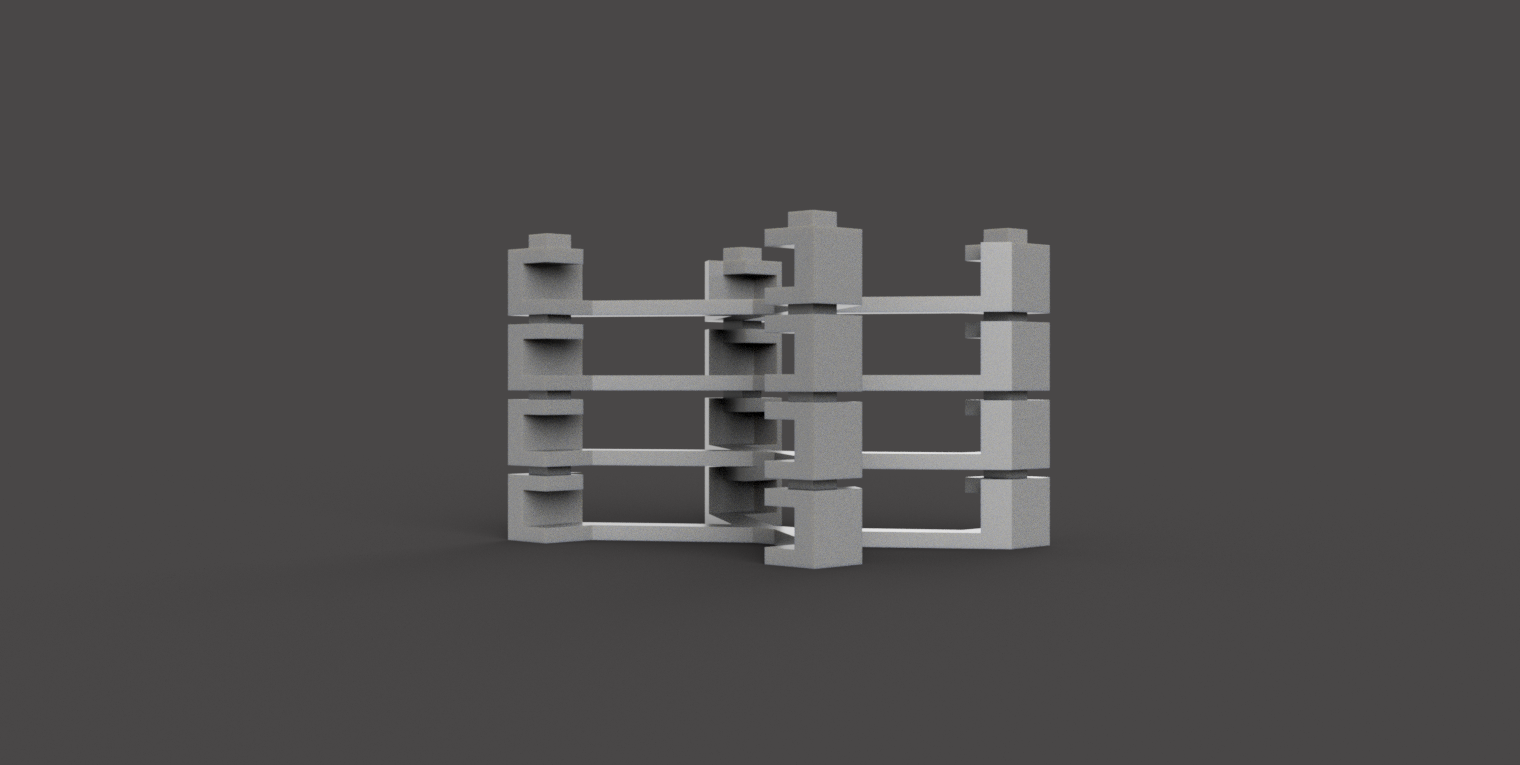 Simple Modular CD Shelf