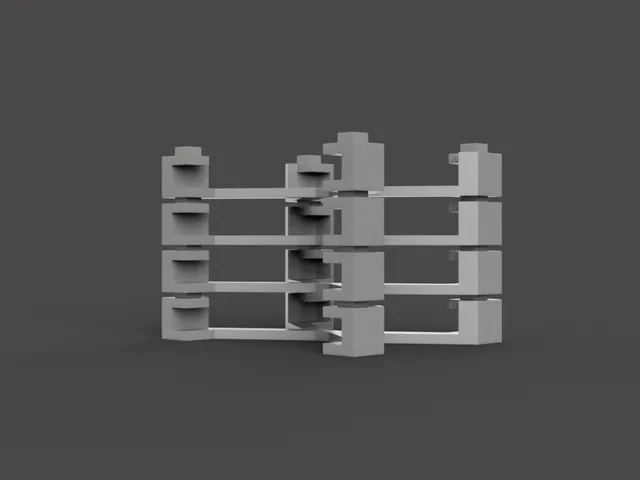 Simple Modular CD Shelf