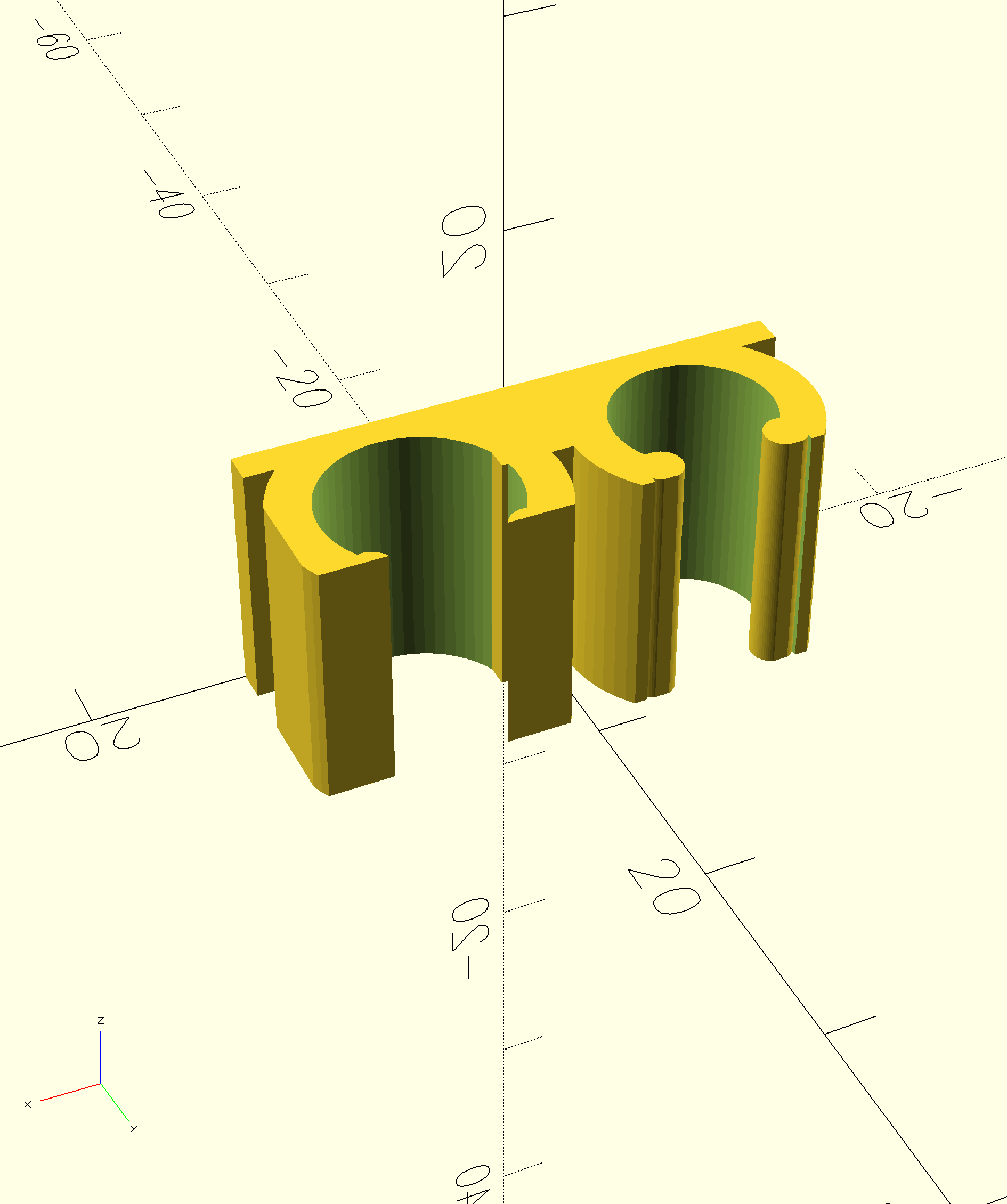 Dual Cable Adhesive Wall Clamp