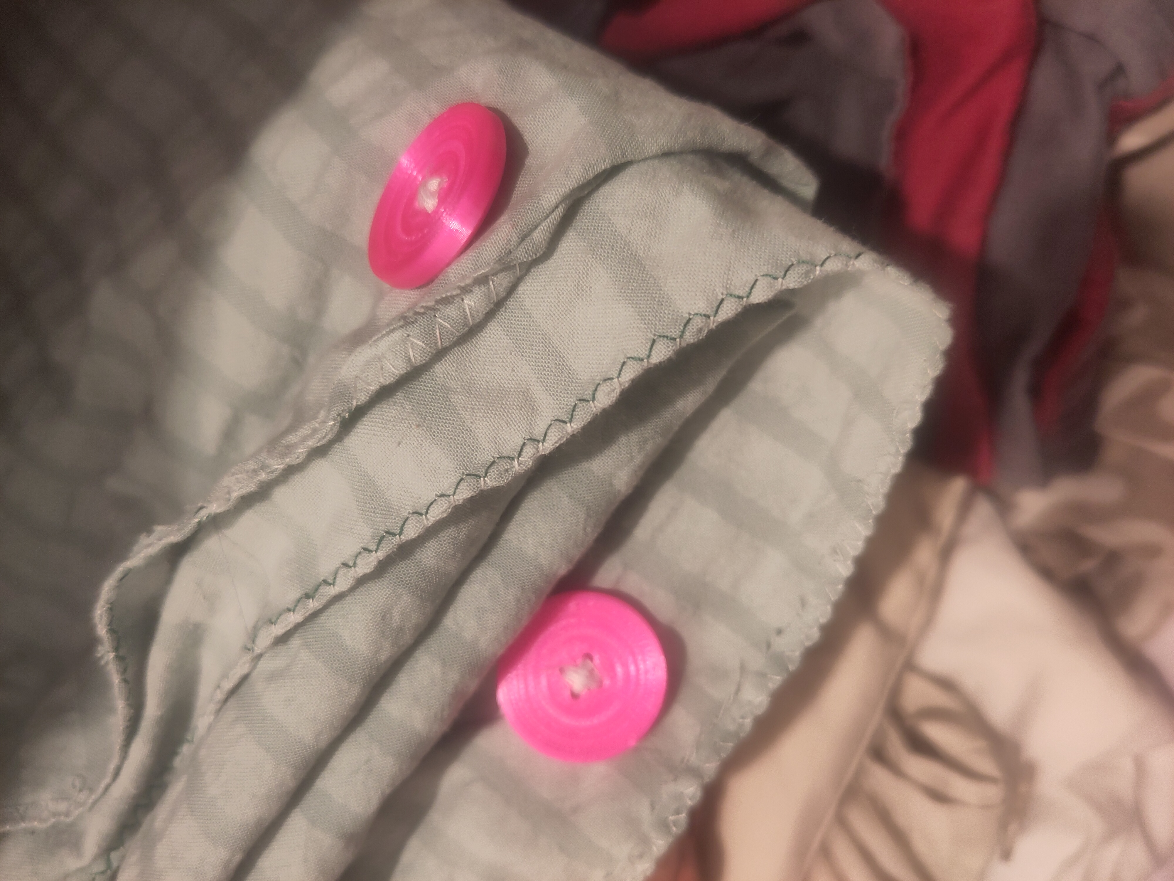 Miniatura 3 do modelo 3D Button for Sewing (Parametric)