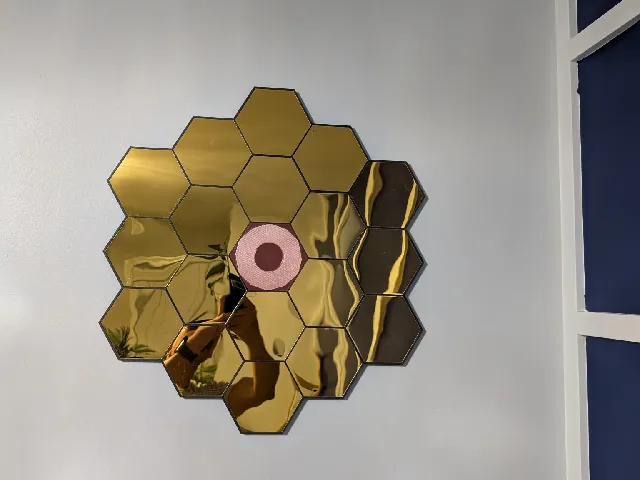 JWST primary mirror scaled model