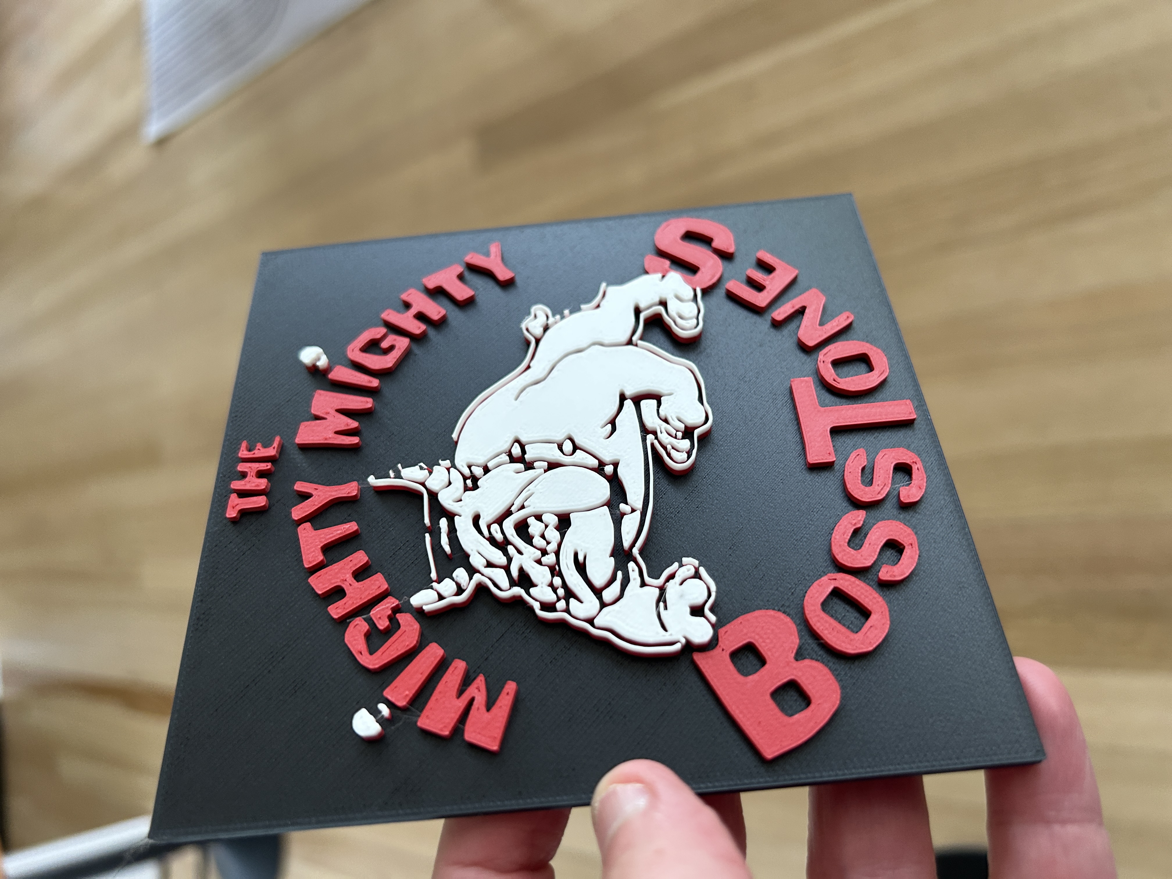 The Mighty Mighty Bosstones 3 colour 3D logo